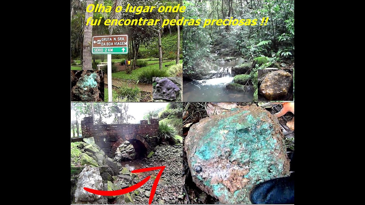 Olha o lugar onde fui encontrar pedras preciosas !!