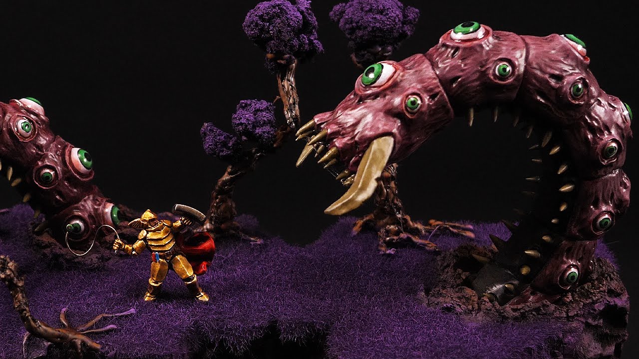 I made the Eater of Worlds (and a tiny hero)