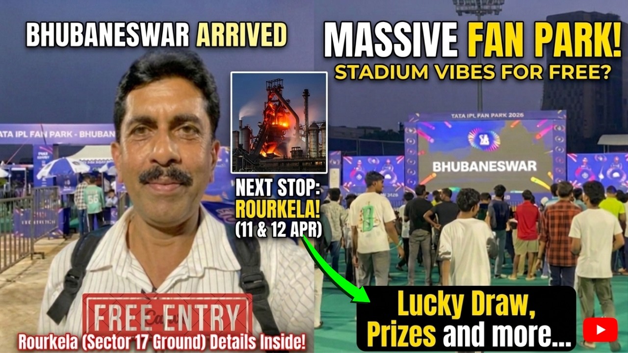 🔥Inside a TATA IPL FAN PARK / IPL FAN PARK, BHUBANESWAR में क्या-क्या हुआ / IPL 2026 /