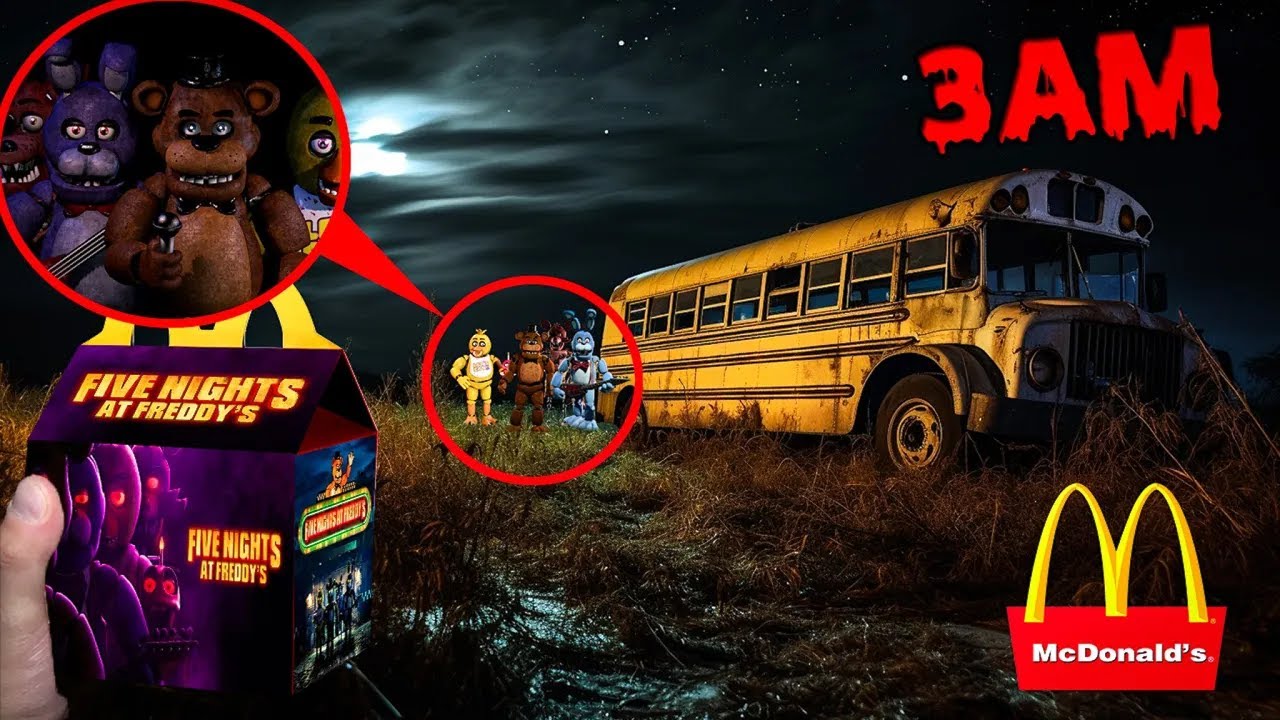 НЕ ЗАКАЗЫВАЙТЕ ХЭППИ-МИЛ FIVE NIGHTS AT FREDDY'S MOVIE В МАКДОНАЛЬДСЕ В ШКОЛЬНОМ АВТОБУСЕ FNAF В ...