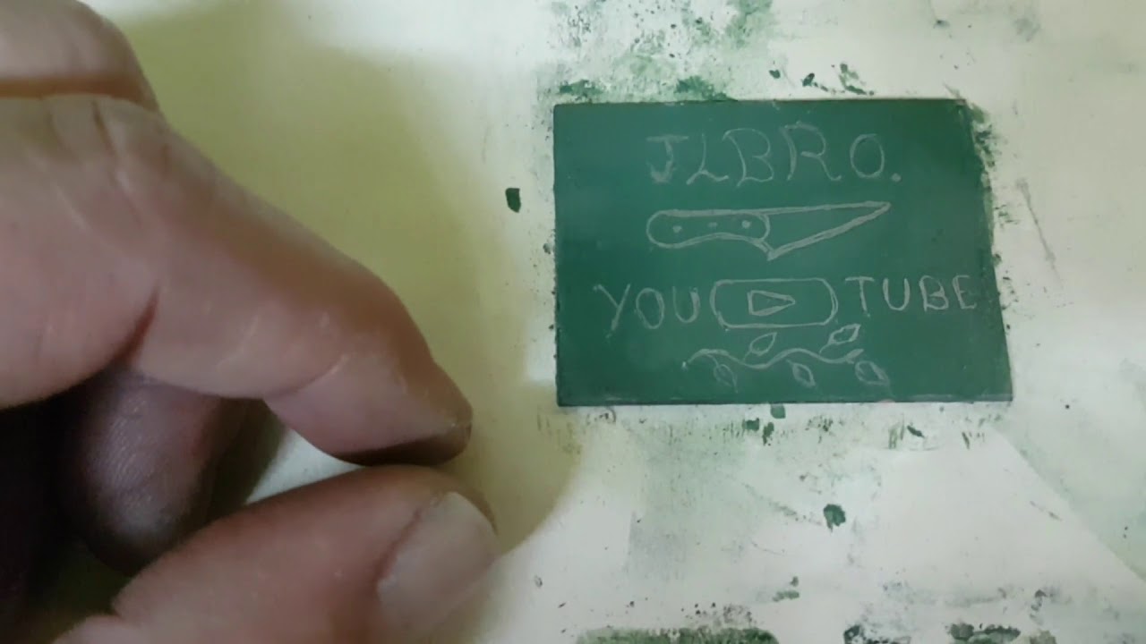 COMO GRABAR METAL CON ACIDO JLBRO.