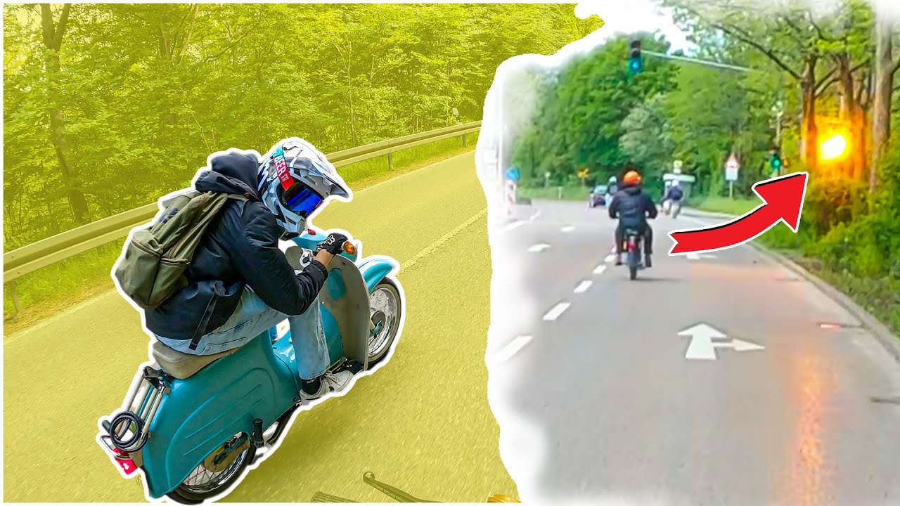 Wenn man den BLITZER übersieht | Simson Motovlog