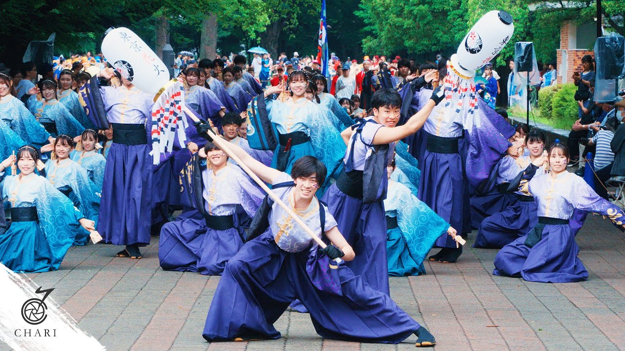 【8K】早稲田大学 東京花火『天つかさ』纏演舞披露（よさこい祭りin光が丘公園2024 / Tokyo Hanabi 2024 “Amatsukasa”）
