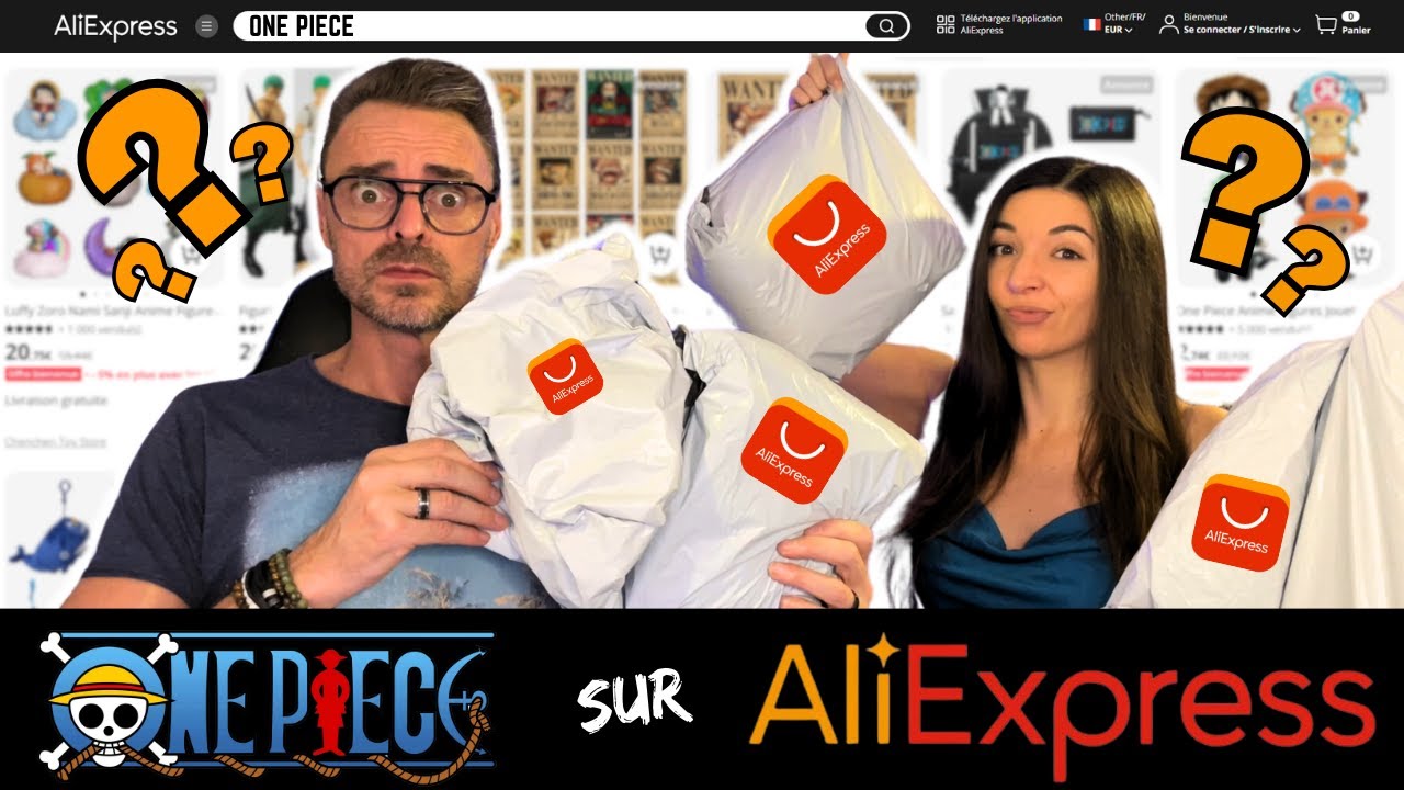 On achète des OBJETS ONE PIECE sur ALIEXPRESS - Bon plan ou Arnaque ?