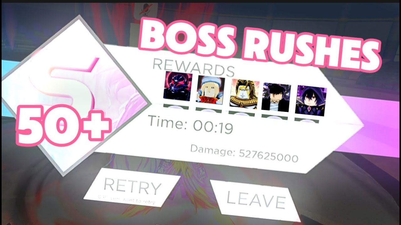 I DID 50 BOSS RUSHES IN ANIME DIMENSIONS!!!? [HERE