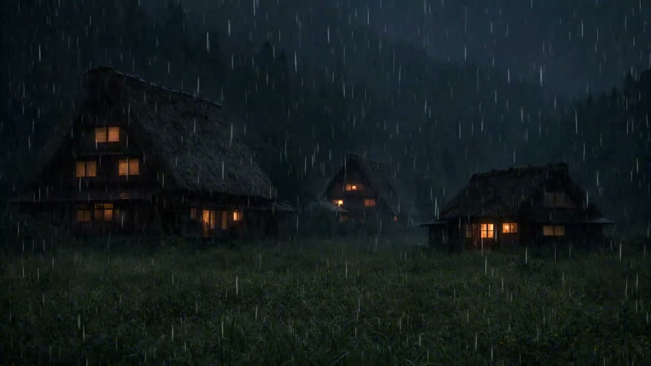 Rain and Thunder Sounds in Forest for Deep Sleep 🌧️ Insomnia Relief & Relaxation