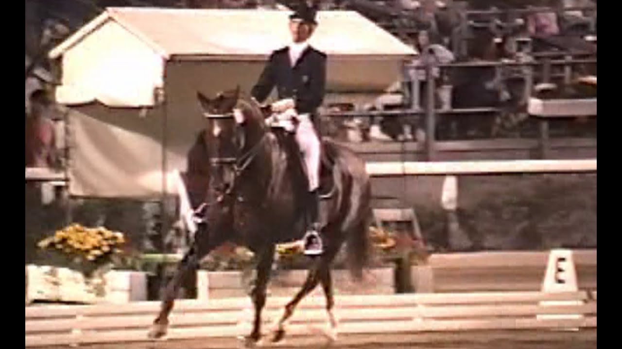 Dressage at Devon 1990, Winner MFS, D Walters* and Fondue