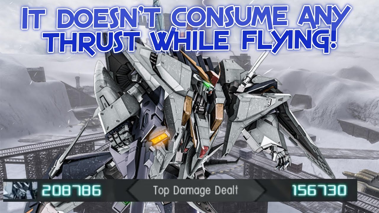 GBO2 Xi Gundam: It doesn't consume any thrust while flying!