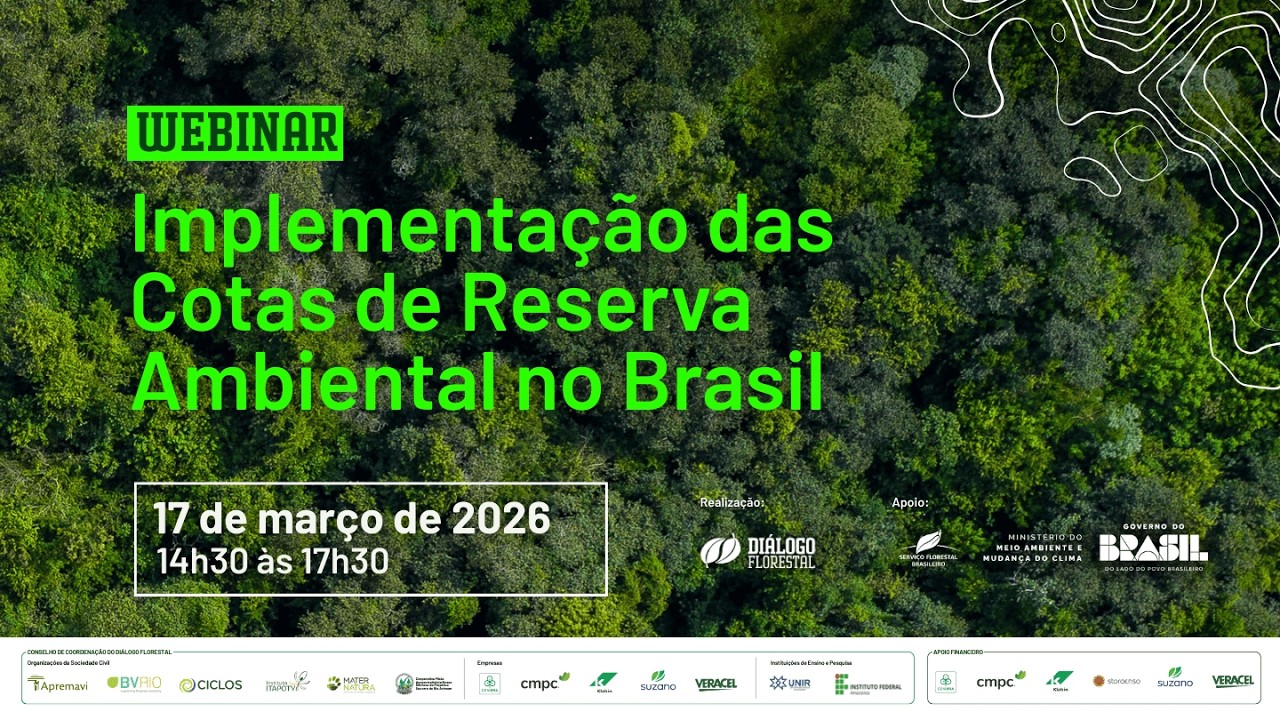 Webinar sobre a implementação das Cotas de Reserva Ambiental (CRA) no Brasil