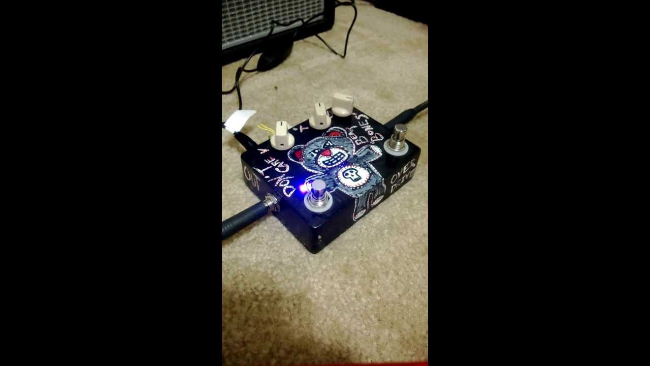 Foot Fetish Pedals Bear Bones "Don't Care Bear" Overdrive