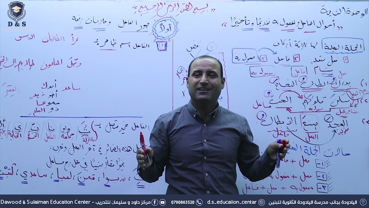 احوال الفاعل والعفول به