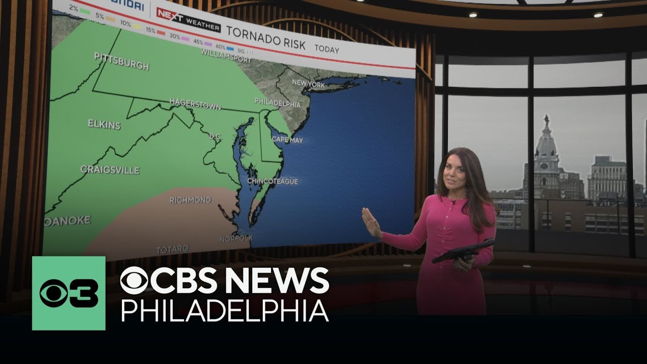 Wednesday storms could bring damaging winds, heavy rain and tornado risk to Philadelphia region