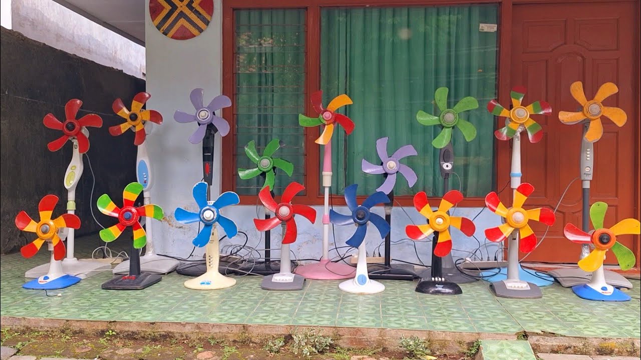 Koleksi 17 kipas angin baling balong bilah 5