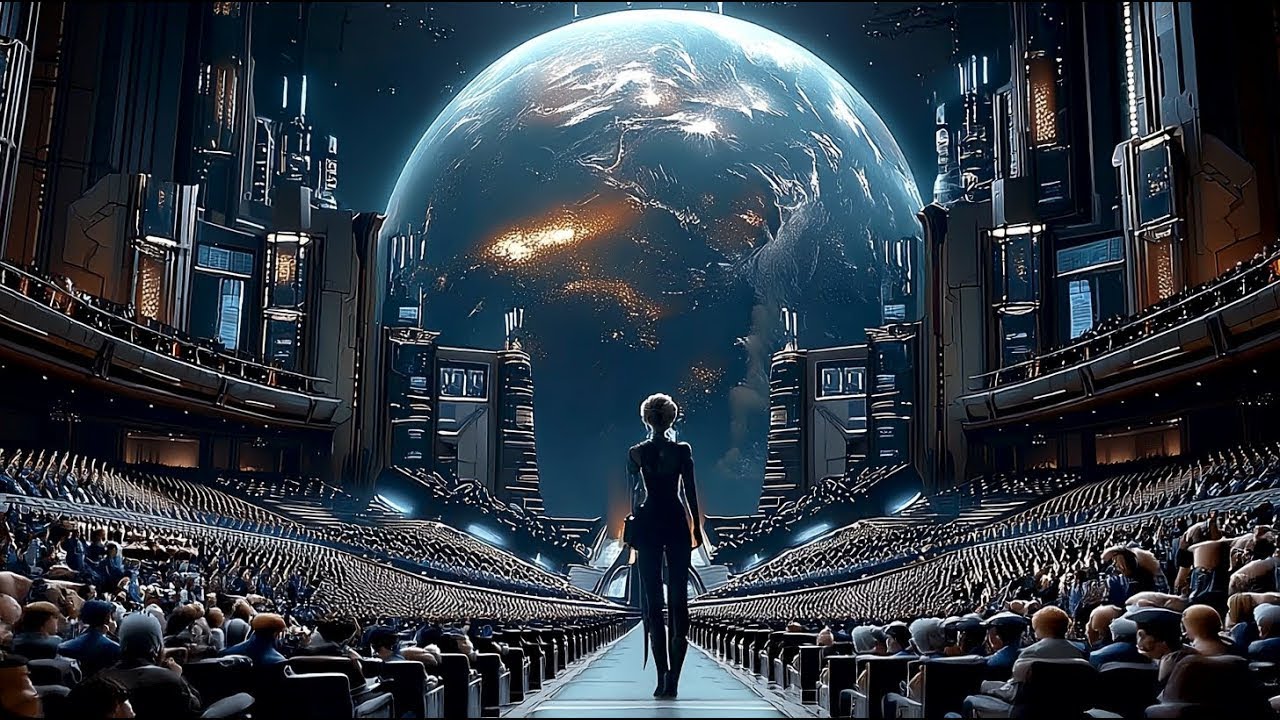 La galaxia observó horrorizada cómo los humanos abandonaban la asamblea. Historia de ciencia...