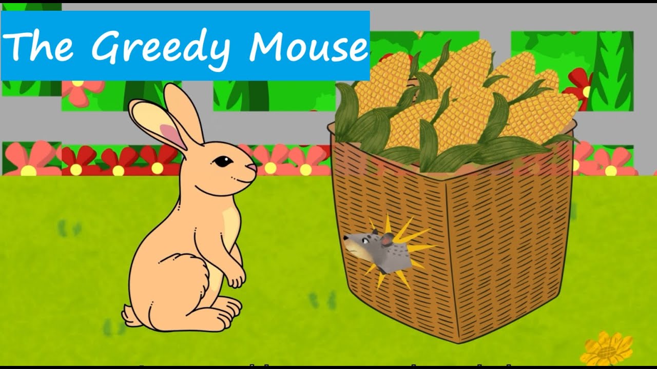 The Greedy Mouse story for kids | English story with subtitle | Moral stories for kids #story