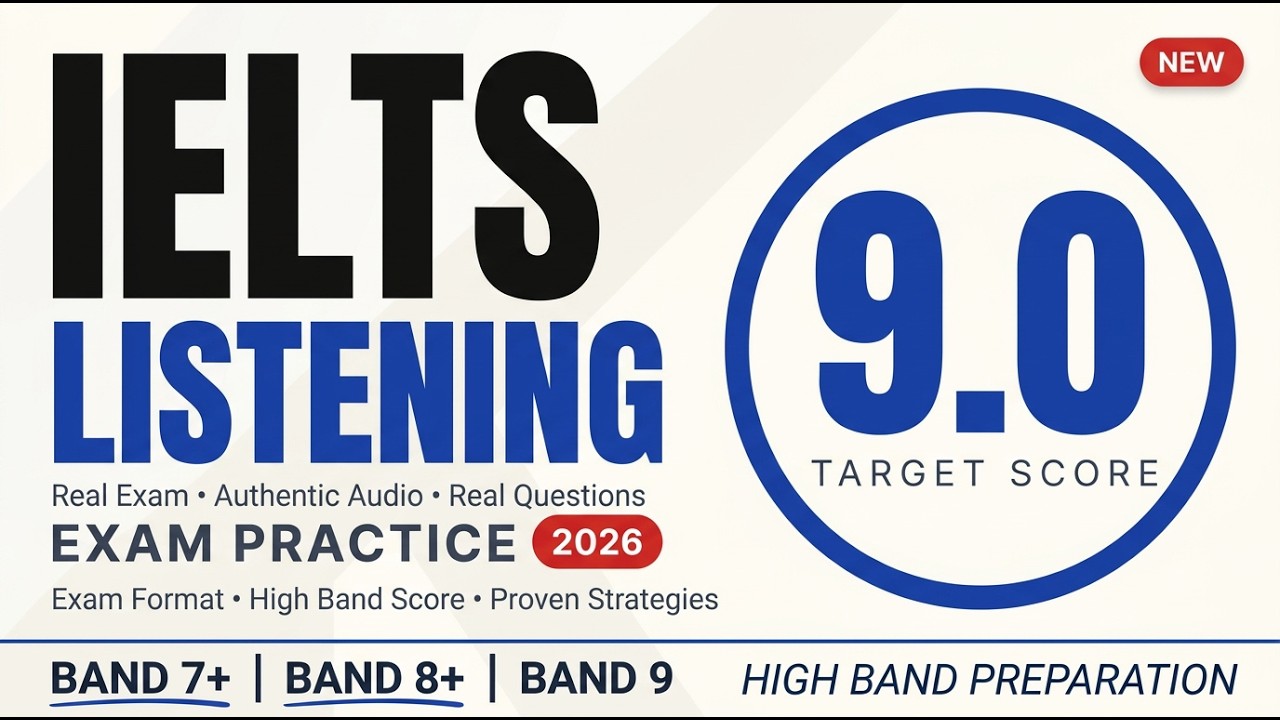 IELTS LISTENING PRACTICE TEST 2026 WITH ANSWERS | 09.08.2026 (09 August)