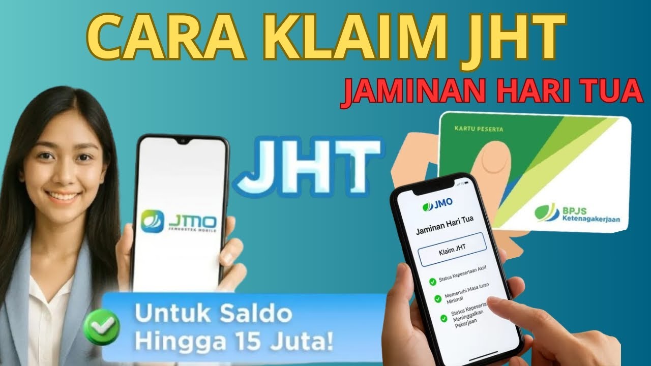 CARA KLAIM JHT | JAMINAN HARI TUA LEWAT HP‼️2025