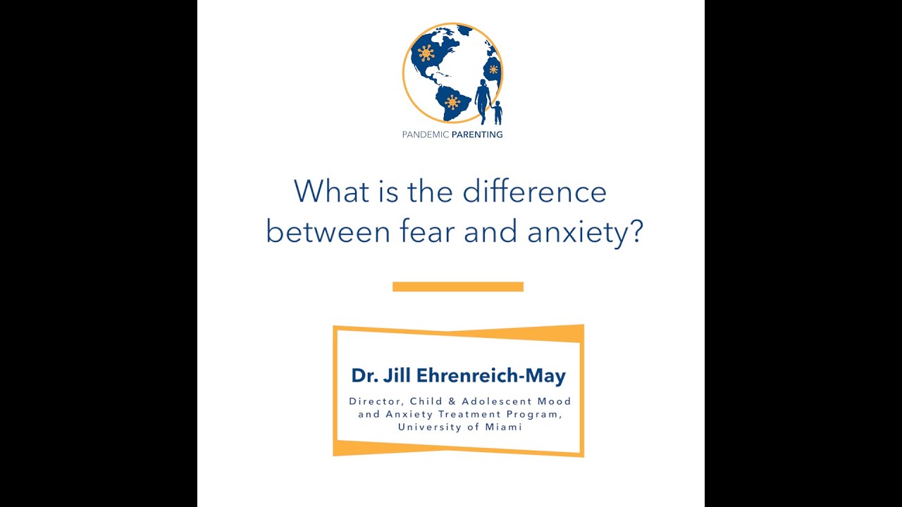 What is the difference between fear and anxiety?