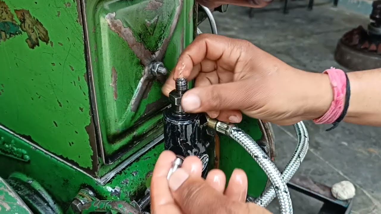 फ्लाईव्हील पर बिना मार्क के फ्यूल डिग्री एवं टीडीसी और बिफोर टीडीसी मार्किंग करना।।