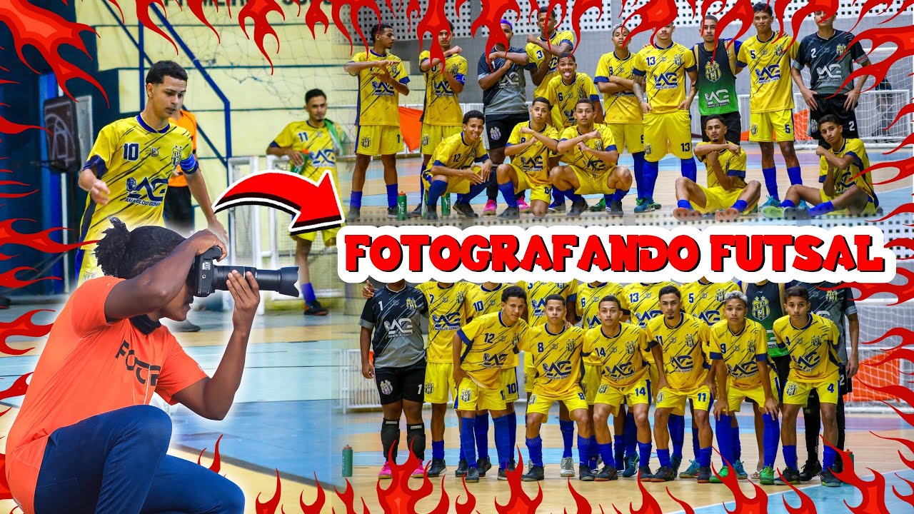 Fotografando campeonato Alagoano de FUTSAL + Dicas de foto esportiva 