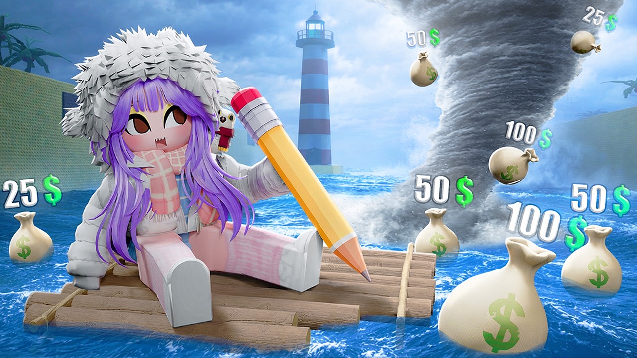 НАРИСУЙ ПЛОТ! НОВЫЕ СОКРОВИЩА И БИОМЫ! Roblox Draw A Raft & Set Sail