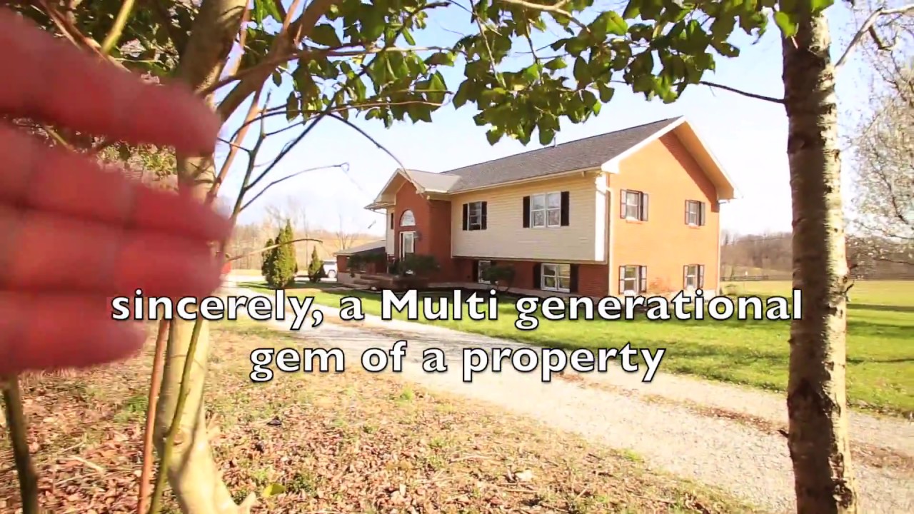 VIDEO - multi-generational house with Bruno Stairlift on 5 ac Country house for sale in Kentucky