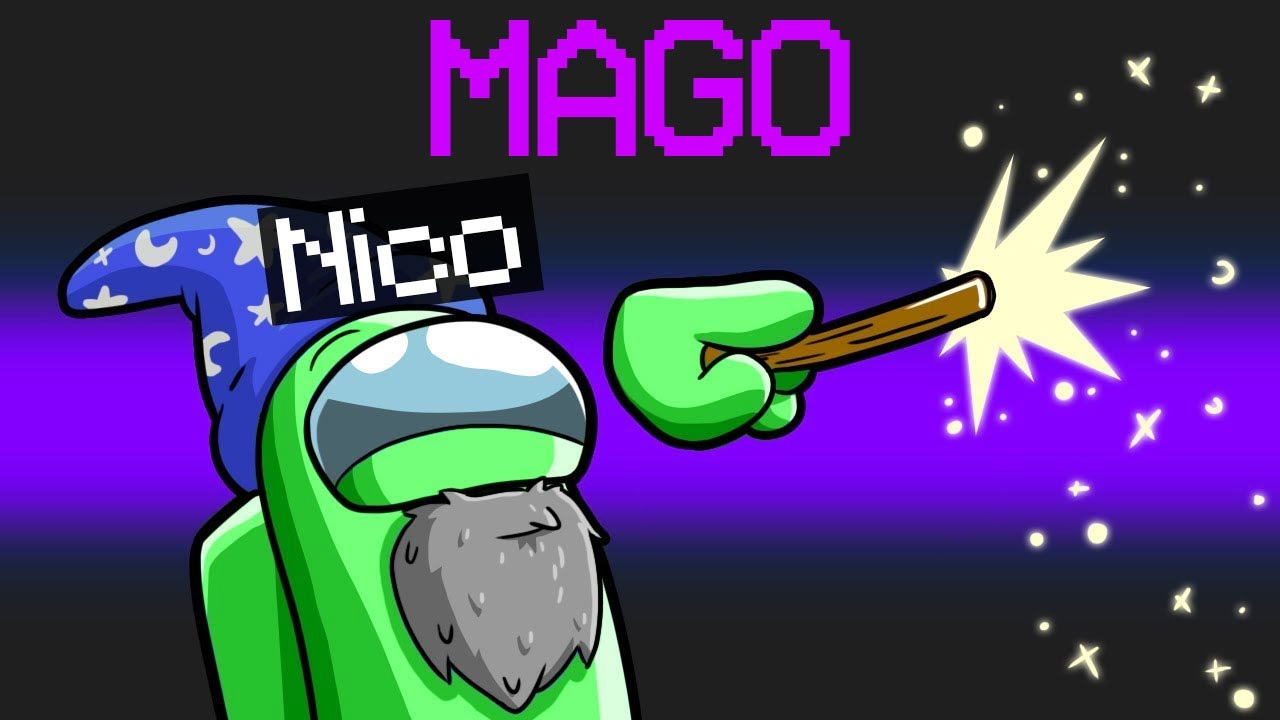 NICO, DIVENTA UN MAGO CATTIVO (circa) su AMONG US!