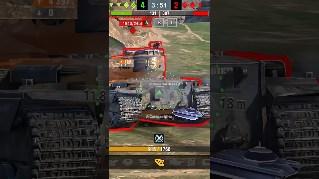 Sheridan | 4 Kills & 7906 DMG | #wotblitz #worldoftanksblitz #shorts #танки
