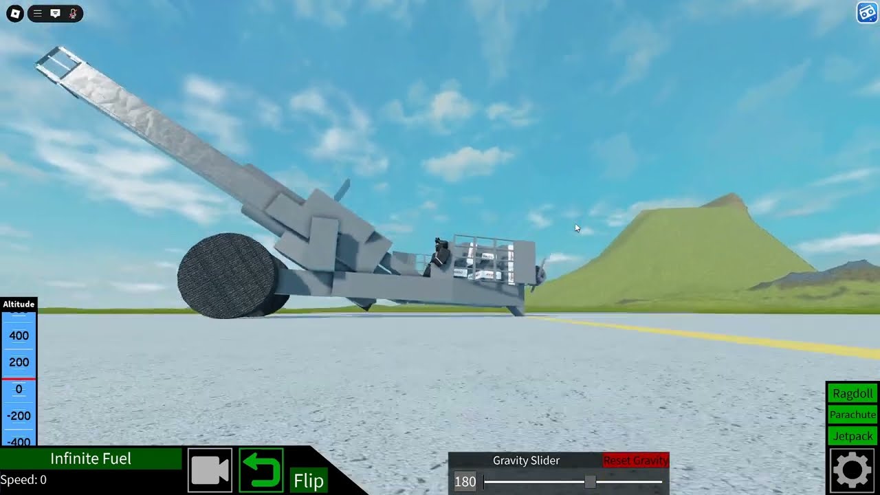 Plane Crazy artillery cannon SHOWCASE