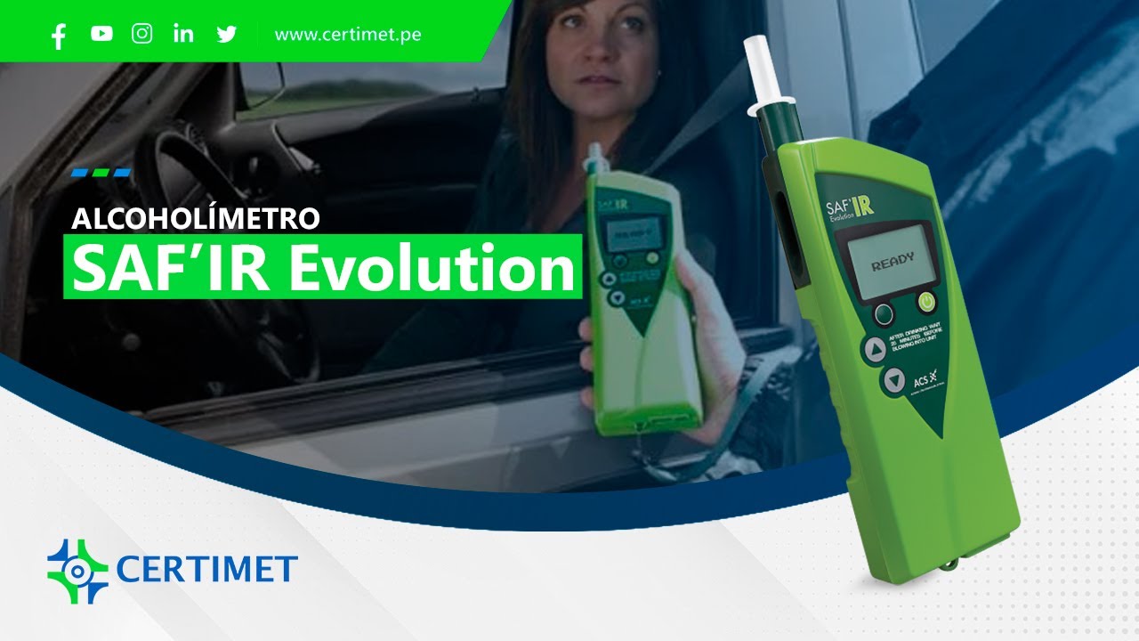 CERTIMET | SAFIR EVOLUTION ALCOHOLÍMETRO
