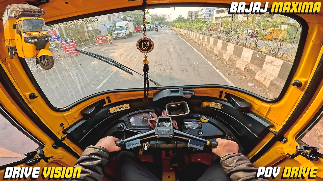 BAJAJ MAXIMA : POV DRIVE | The Best 3 Wheeler Drive Experience | #bajaj #maxima #povdrive #asmr 