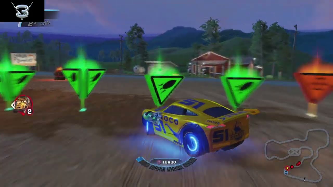 Cars 3: Driven to Win | Cruz Ramirez vs. Miss Fritter Battle Race