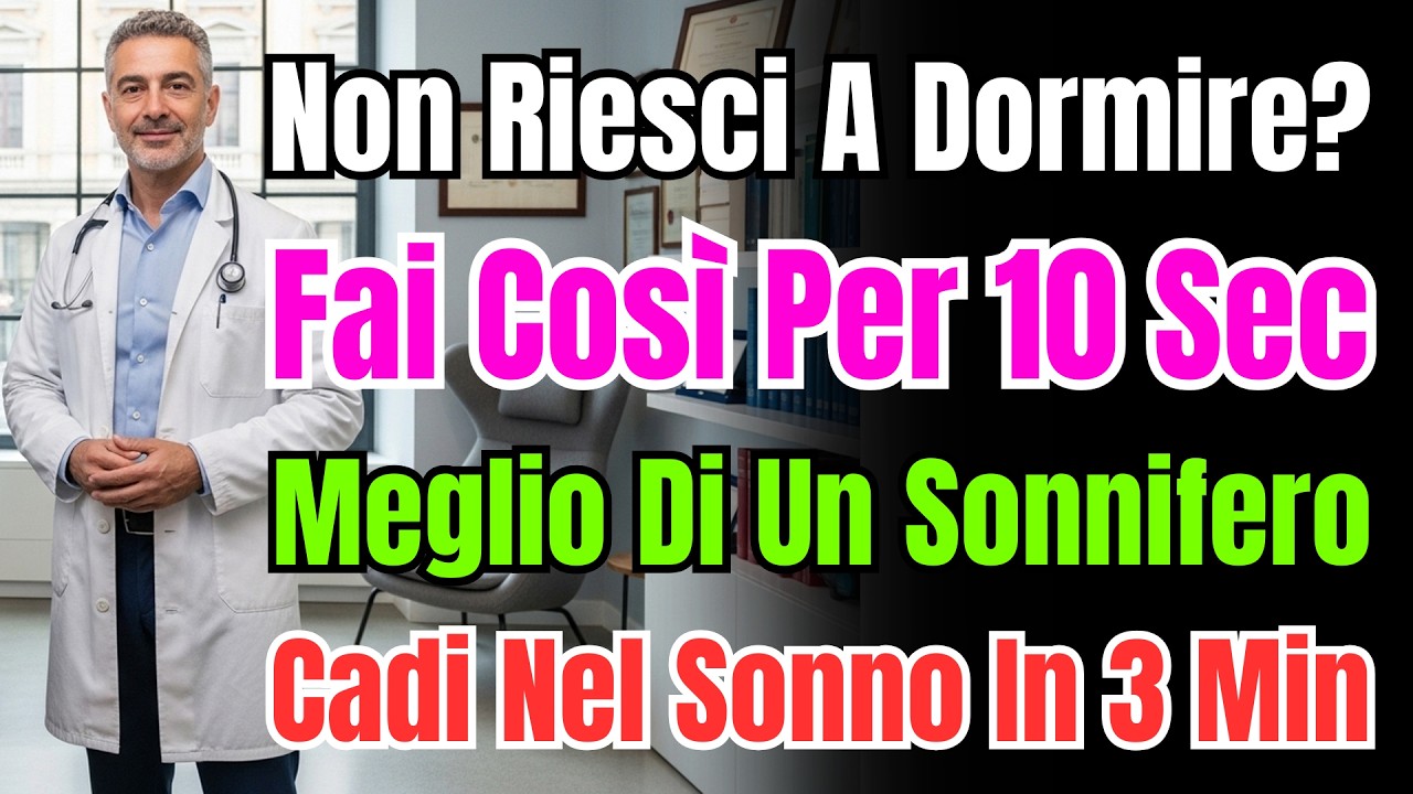 Il Segreto Per Dormire In 10 Secondi: Premi Questo Punto. Meglio Di Qualsiasi Sonnifero!
