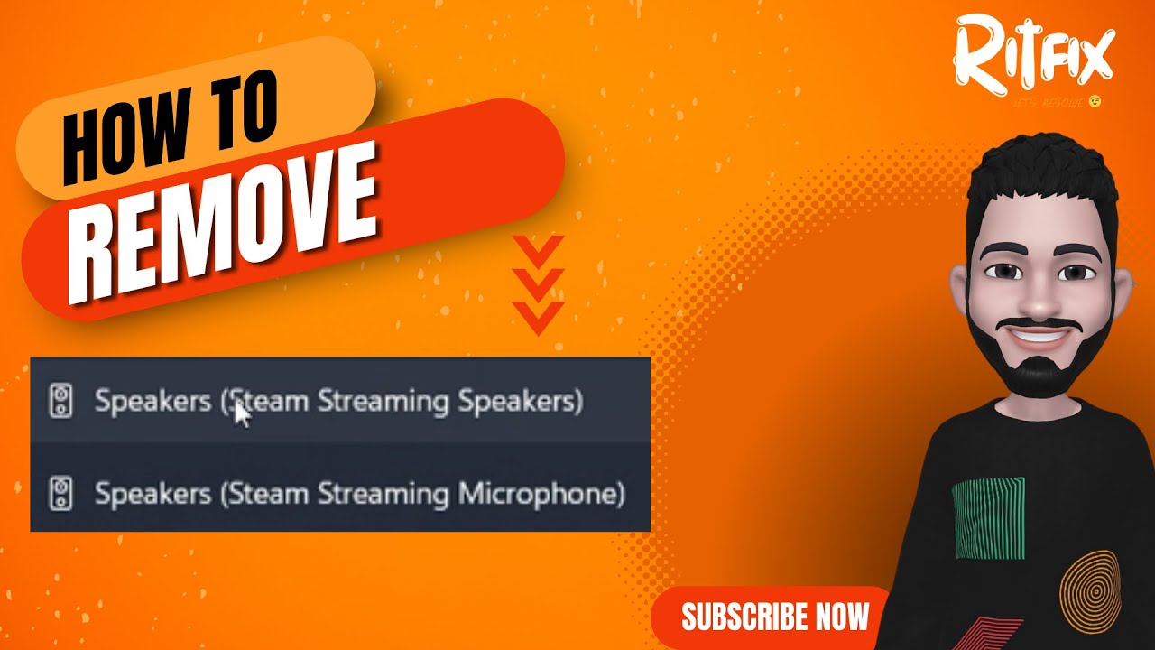 how to remove Steam Streaming Outputs - Quick & easy
