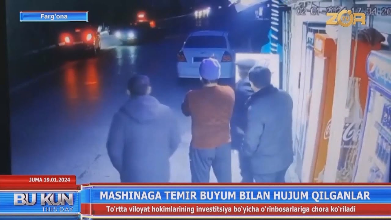 Mashinaga temir buyum bilan hujum qilganlar