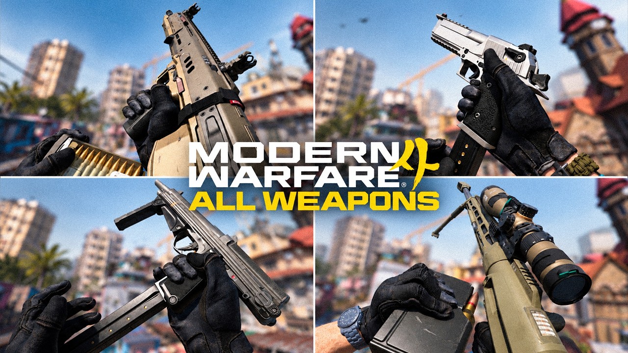 Modern Warfare 4 - All Weapons