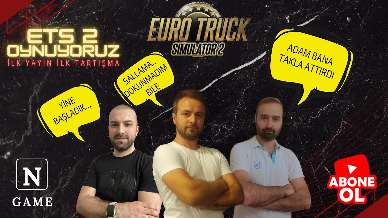 Olaylı Ets 2 Yarışı | İlk Twitch Yayınında Beklenmedik Tartışma | ETS 2 OYNUYORUZ | Nebula Game