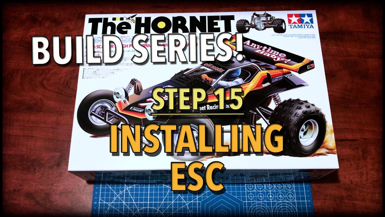Tamiya Hornet Beginner Build Series! - Step 15 - Installing the ESC (Electronic Speed Controller)
