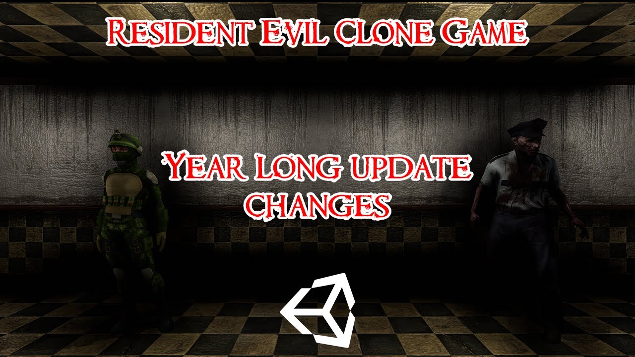 My Resident Evil Clone Game in Unity - Year Long Update Changes