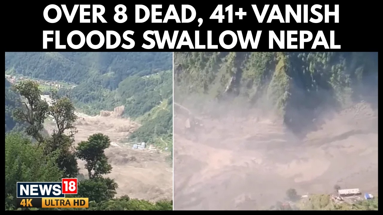 Nepal Flash Flood | 8 Dead, 41 Security Personnel Missing | Bhote Koshi River Disaster | 4K