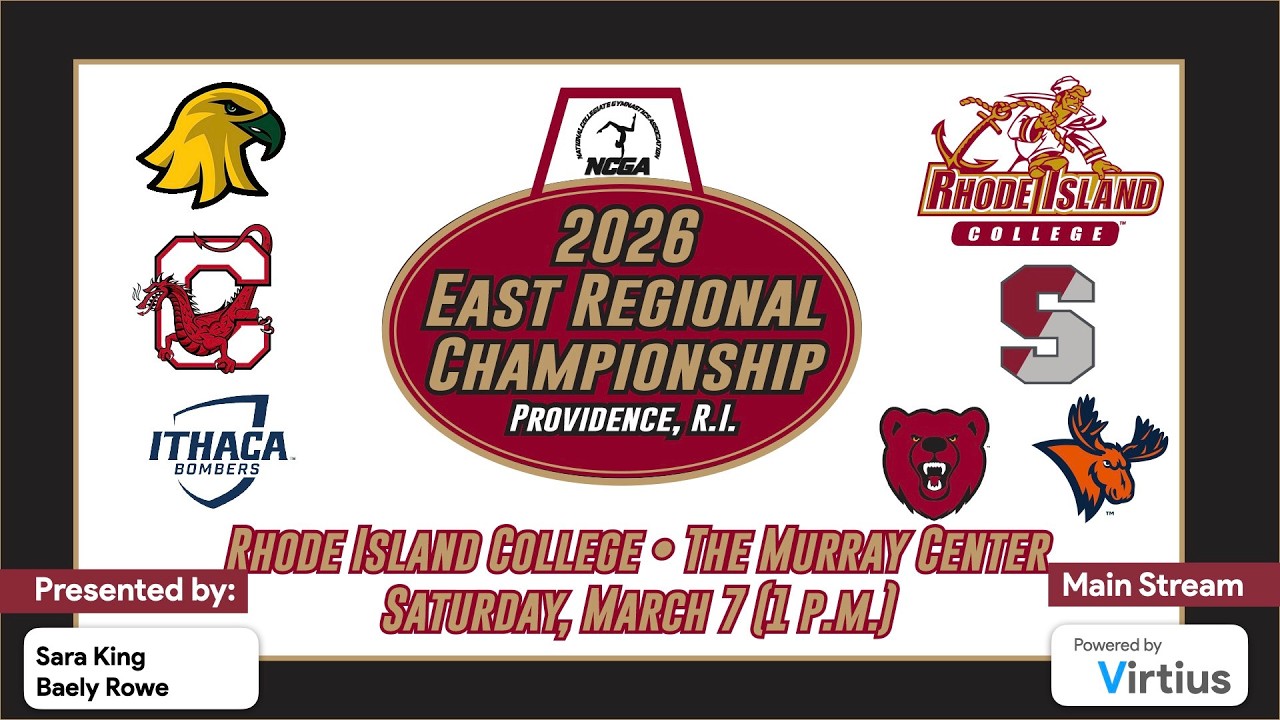 Virtius Official Stream - NCGA East Regional '26 - Women's NCAA Gymnastics
