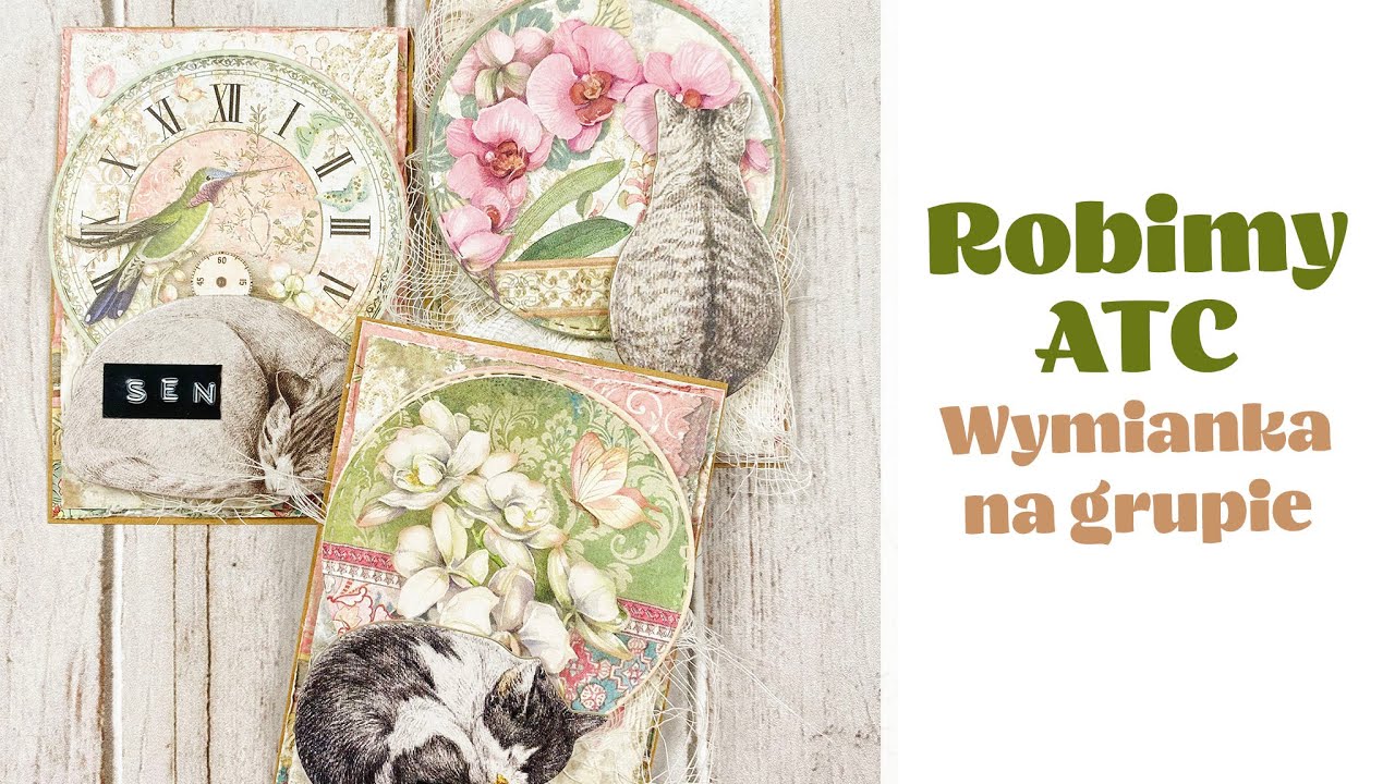 Robimy karty ATC | Wymianka na grupie Bullet Journal Polska