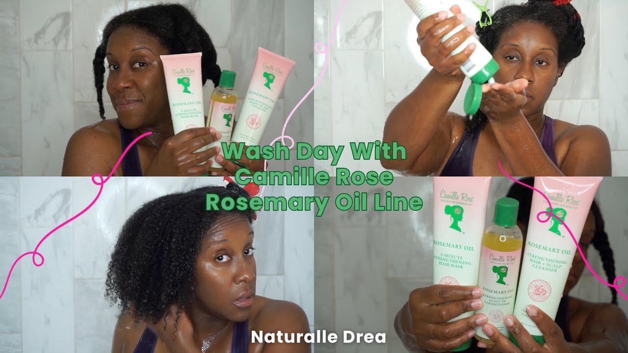 Wash Day With Camille Rose Rosemary Oil Line