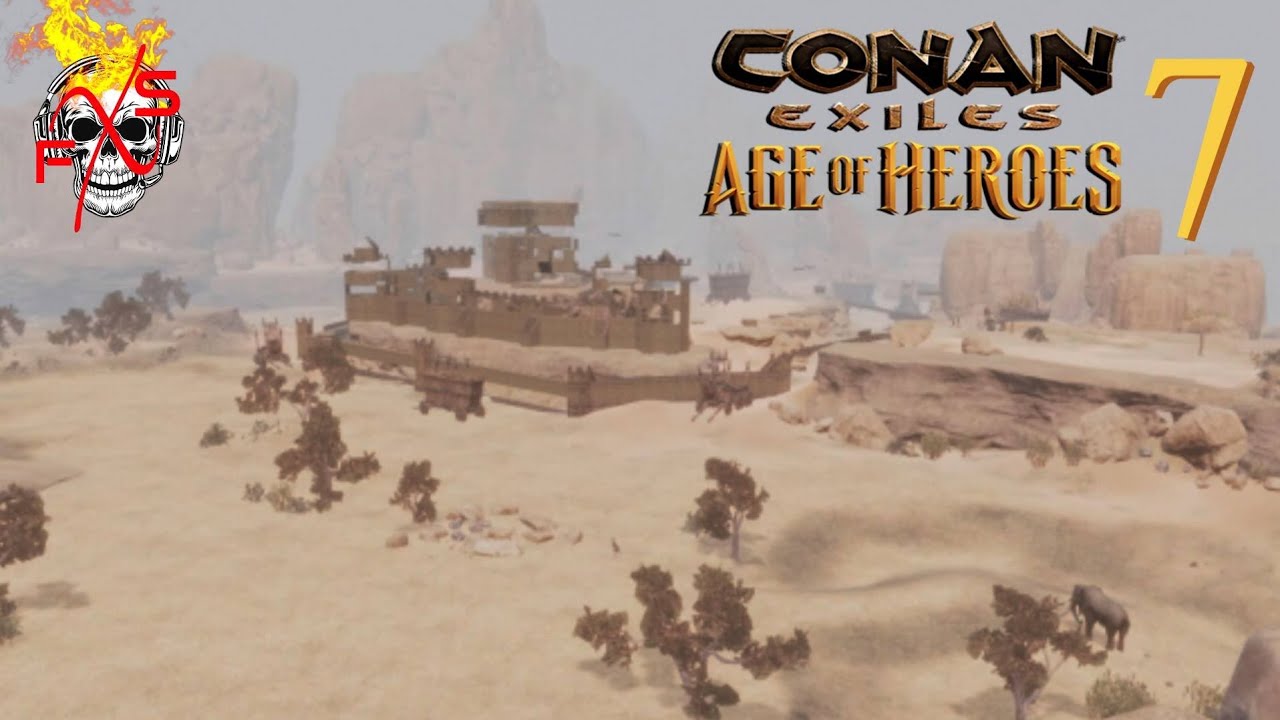 To the savanna of unloaded buildings! | Conan Exiles: Exiled lands, Barbaric Ep:7
