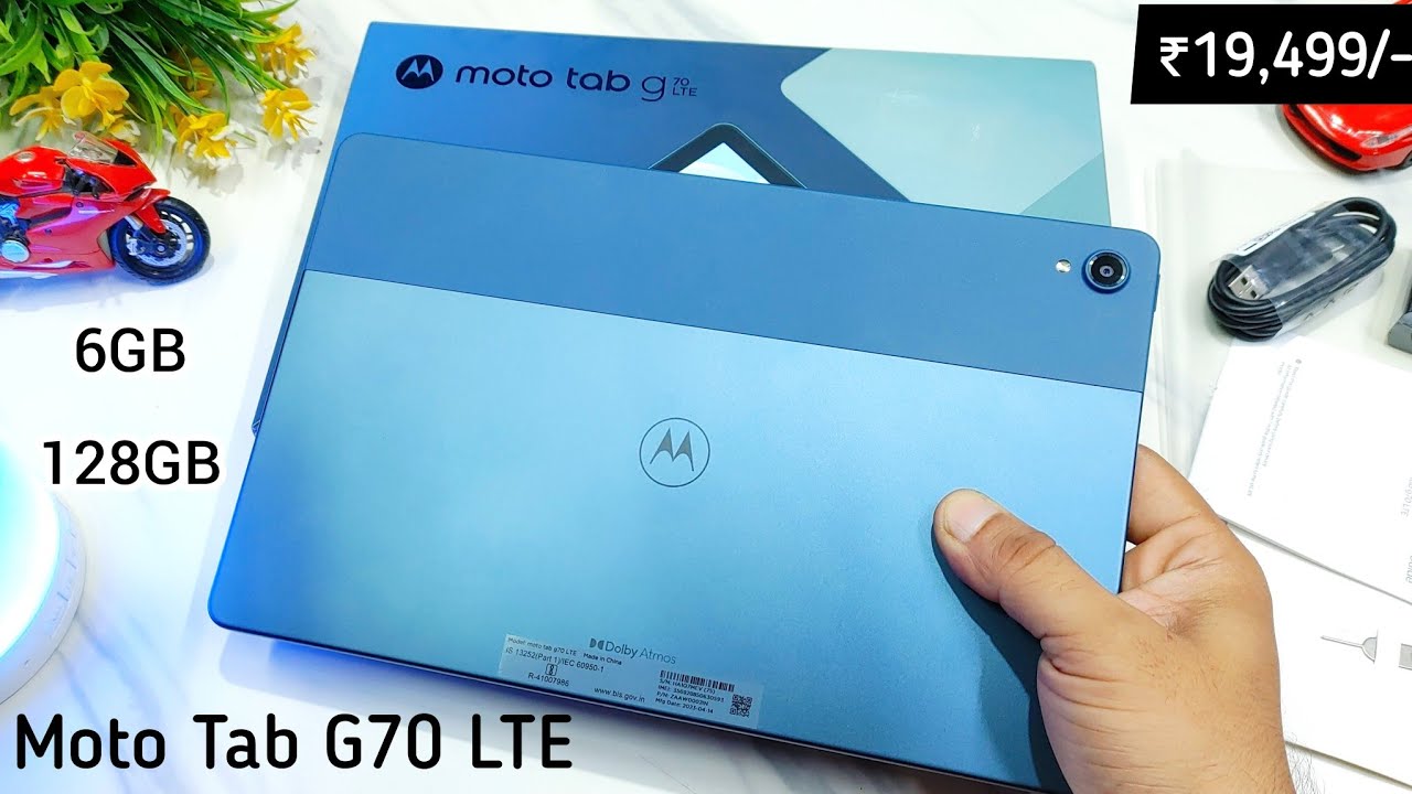 moto tab g70 LTE ( 6GB 128GB ) detailed unboxing & review
