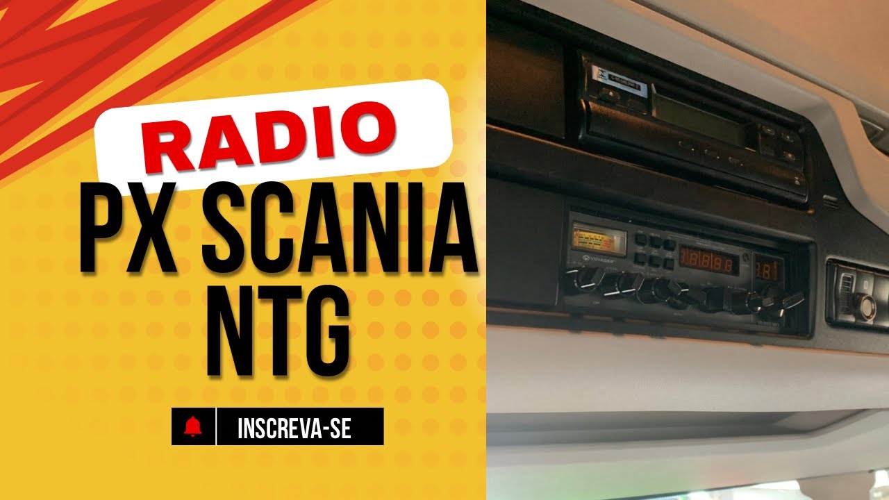 Rádio px Scania #scania #caminhoesqualificados #radio