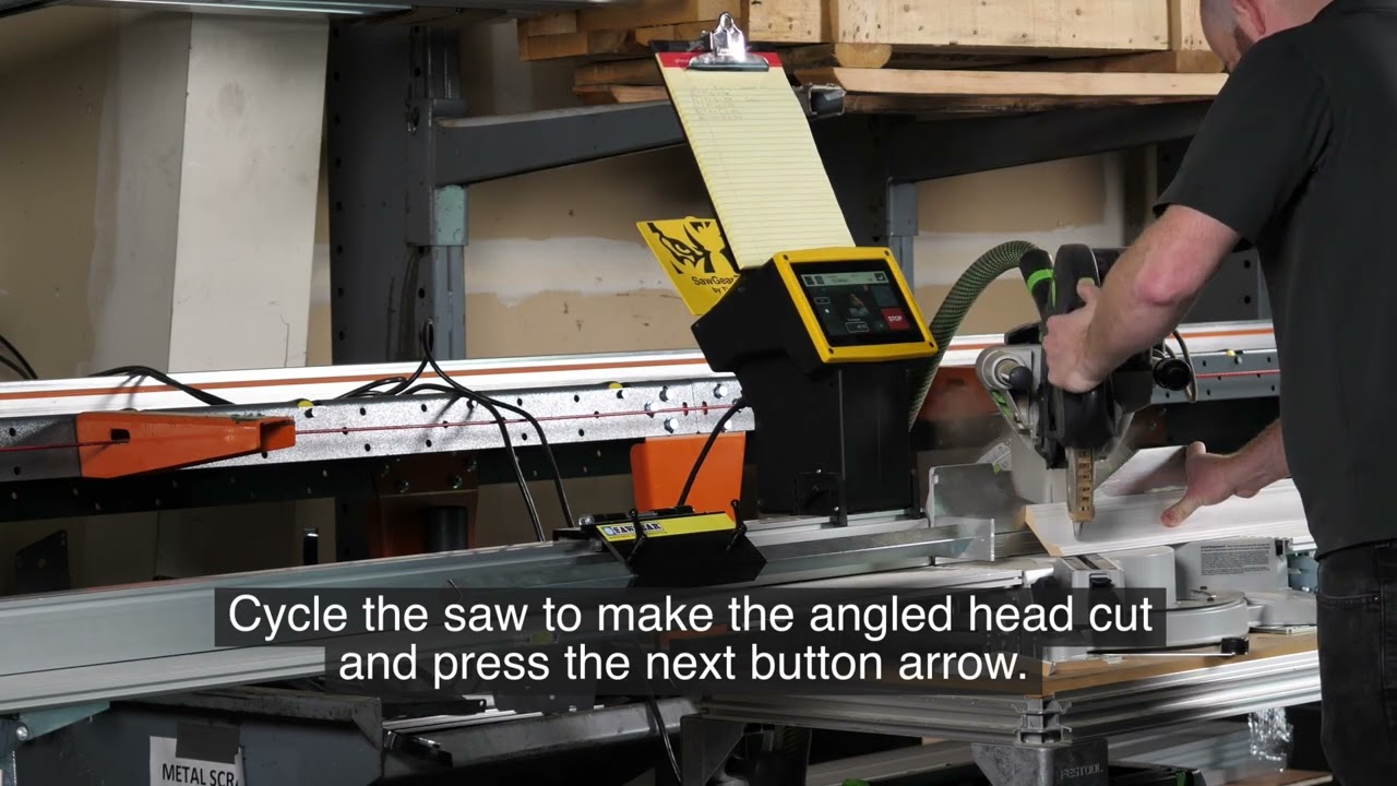 How To Use SawGear Touch's Crown+MiterPro Software