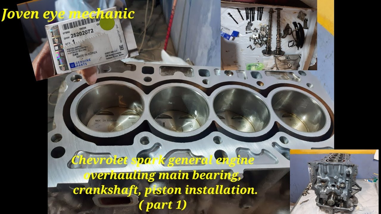 #EngineGeneralOverhauling    Chevrolet Spark Engine General overhauling (Part 1).