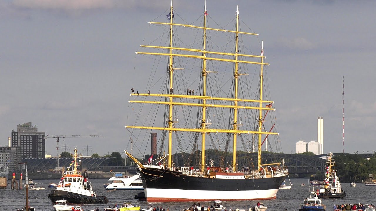 Viermastbark Peking, zurück in Hamburg am 07.09.2020