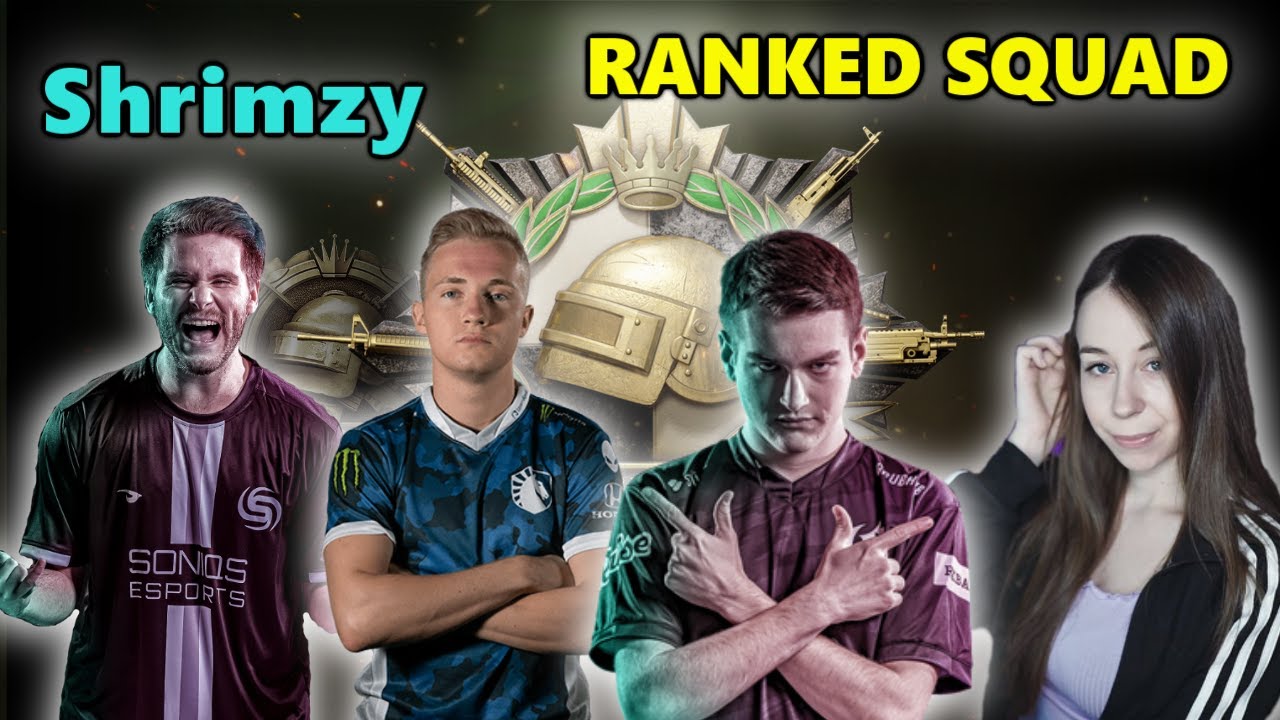Soniqs Shrimzy, Jeemzz, Snakers & Alisa - RANKED SQUAD - PUBG